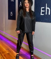 Костюм из эко кожи OLI-1409A770