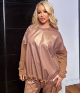 Костюм из эко кожи OLI-1409A770