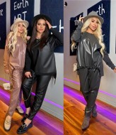 Костюм из эко кожи OLI-1409A770