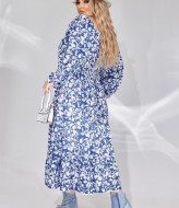 Платье с пышным рукавом VLT-1540A650