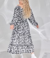 Платье с пышным рукавом VLT-1540A650