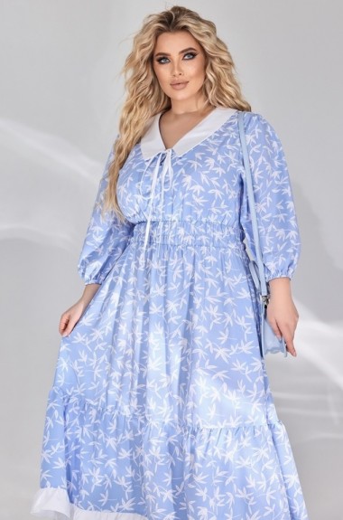 Платье миди с воротником VLT-1541A650 Платье миди с воротником VLT-1541A650