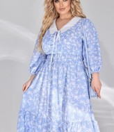 Платье миди с воротником VLT-1541A650 Платье миди с воротником VLT-1541A650