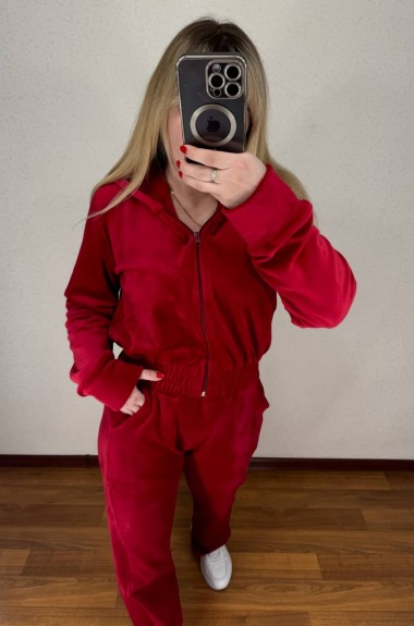 Спортивный велюровый костюм женский ON-884A550 Спортивный велюровый костюм женский ON-884A550
