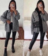 Короткое пальто из твида NJ-IO-654.0348A1100