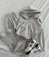 Спортивный костюм с кроп топом VOL-472A550