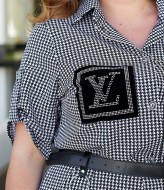 Длинное платье рубашка для полных BEL-6295A18