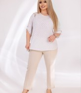 Льняна блузка TAS-1522A320