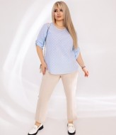 Льняна блузка TAS-1522A320