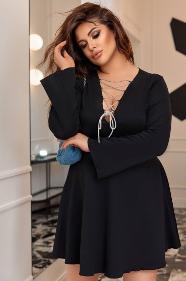 Платье с шнуровкой спереди YM-5894A15