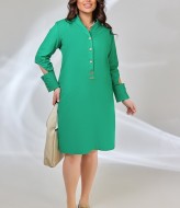 Платье с пуговицами AO-2402A500