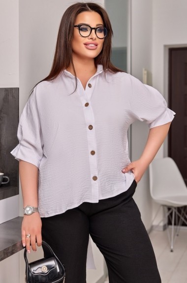 Льняной брючный костюм AO-2406A600 Льняной брючный костюм AO-2406A600