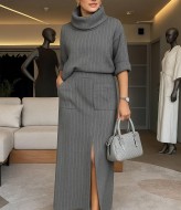 Летний костюм в полоску  AM-6771A670