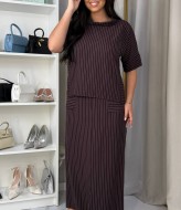 Летний костюм в полоску  AM-6771A670