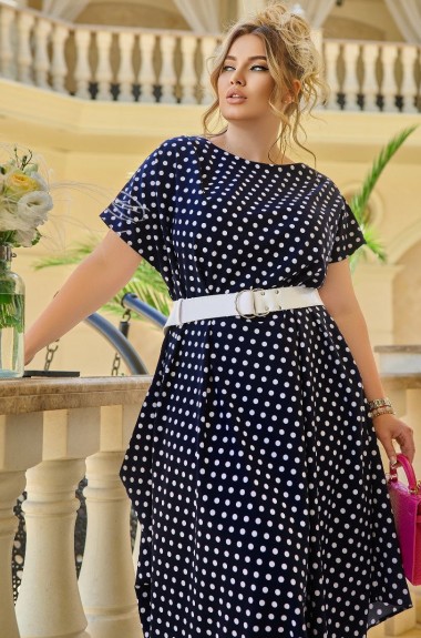 Летнее платье в горошек  VOJ-904A460