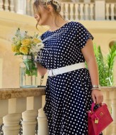 Летнее платье в горошек  VOJ-904A460