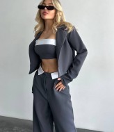 Костюм тройка женский с топом VOL-479A650