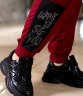 Спортивный костюм со стразами женский MOV-542A800