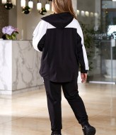 Спортивный костюм со стразами женский MOV-542A800