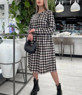 Плаття в клітку TS-392A350