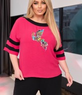 Костюм с лампасами женский VLT-1552A700