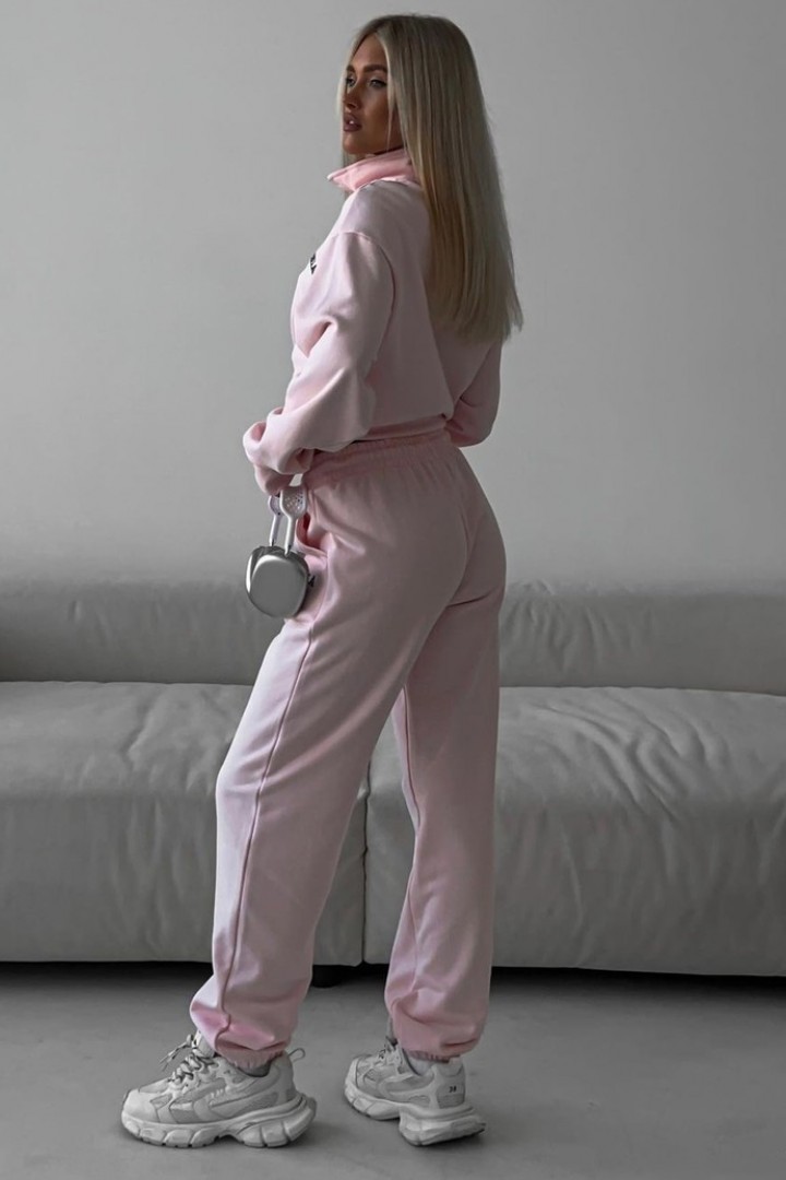 Светлый спортивный костюм женский LUC-539A489