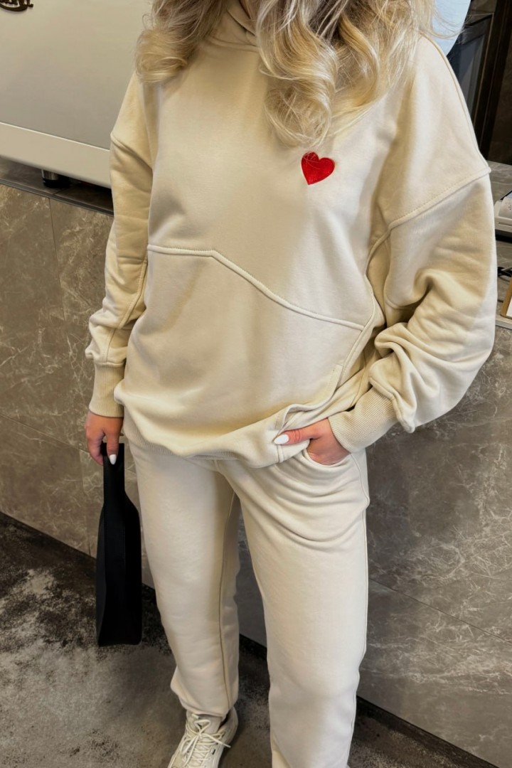 Спортивный костюм женский с капюшоном LC-614A900