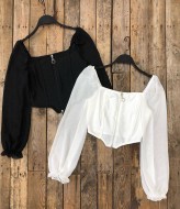 Кофта с шифоновыми рукавами DAD-193A300