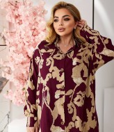 Штапельный брючный костюм LF-245A900