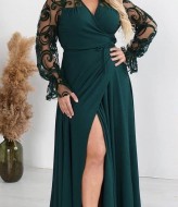 Платье шелковое на запах YM-05568A15