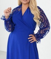 Платье шелковое на запах YM-05568A15