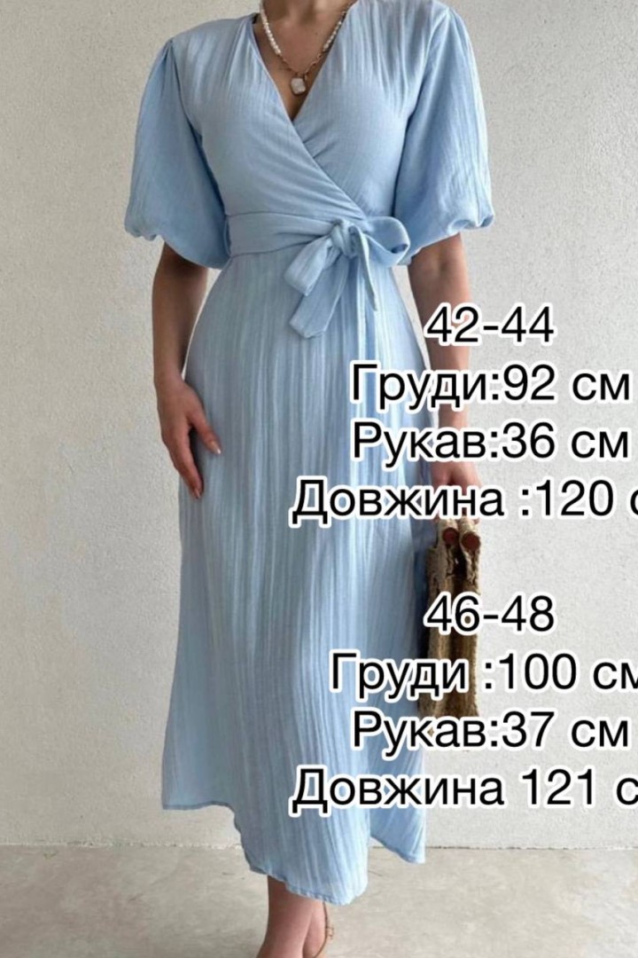 Льняное летнее платье IMMA-186A490