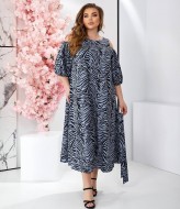 Платье с принтом зебра MOV-201A530