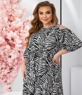 Платье с принтом зебра MOV-201A530