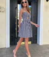 Платье в полоску летнее VMS-1127A350