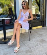 Платье в полоску летнее VMS-1127A350