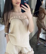 Костюм с рюшами VMS-0117A325