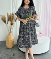 Летнее платье с завышенной талией OLI-002A570