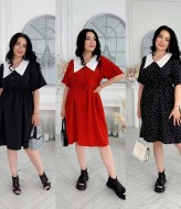 Женское платье с воротником OLI-1414A600