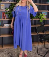 Платье с завышенной талией для полных OLI-001A600