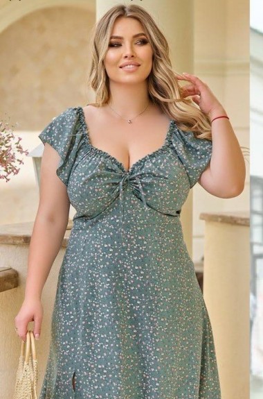 Красивое летнее платье миди YM-5810A12