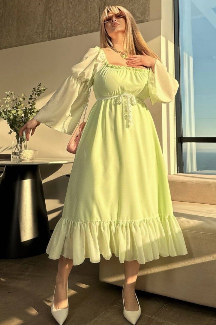 Шифонова сукня з оборкою YM-5898A13