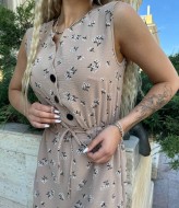 Платье с пуговицами спереди TS-409A390