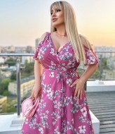 Легкое длинное платье YM-05888A13.5