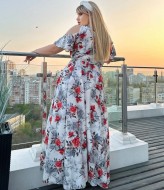 Легкое длинное платье YM-05888A13.5