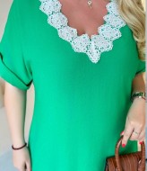 Длинное льняное платье OLI-003A650