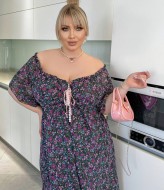 Красивое шифоновое платье  YM-5930A7 Красивое шифоновое платье  YM-5930A7