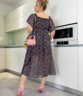 Красивое шифоновое платье  YM-5930A7 Красивое шифоновое платье  YM-5930A7