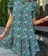 Платье с крылышками на плечах TS-415A410