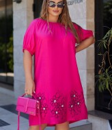 Платье с аппликацией VOJ-953A650